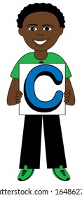Alphabet Kids Vector version of this Illustration
