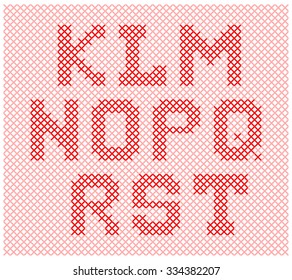 Alphabet knitting part 2