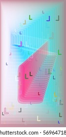 Alphabet L background template