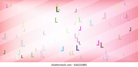 Alphabet L design art