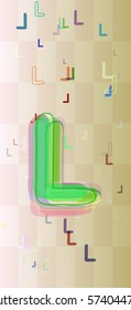 Alphabet L design idea