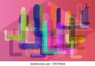Alphabet L elements art