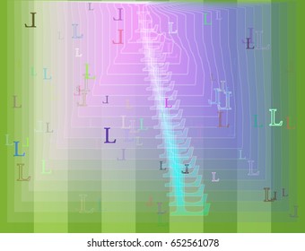 Alphabet L idea design