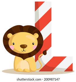 Alphabet L for Lion
