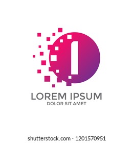 Alphabet, L logo pixel. Suitable for Creative Industry, Multimedia, entertainment, Educations, Shop, and any related business