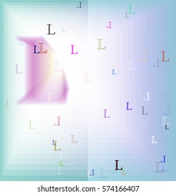 Alphabet L template elements