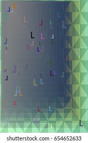 Alphabet L texture background