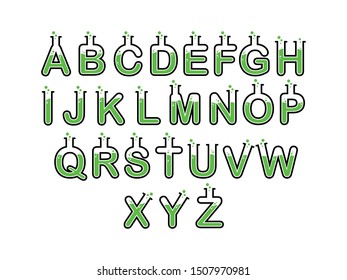 Alphabet lab logo or symbol template design