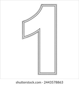 Alphabet Latter Coloring Book Page