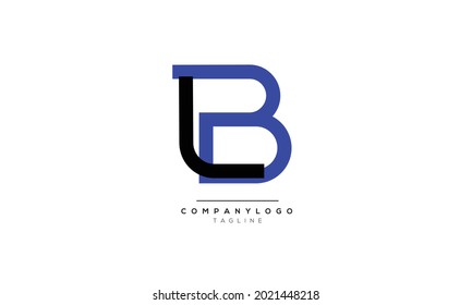 Alphabet LB BL Initial Letter Monogram Icon Logo vector illustration abstract  web character logotype initials icon badge business brand 