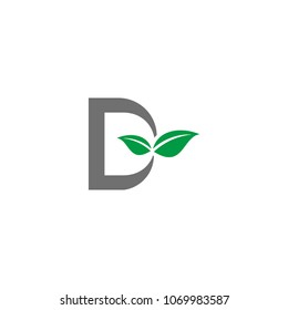 alphabet leaf logo design,icon