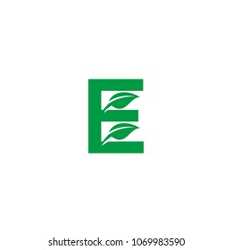 alphabet leaf logo design,icon