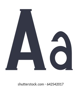 Alphabet letter A