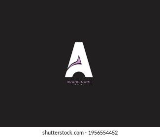 Alphabet letter A, AA logo vector graphic design, minimal, icon, creative, symbol, sign, monogram, template, logotype, branding for premium business typeface.