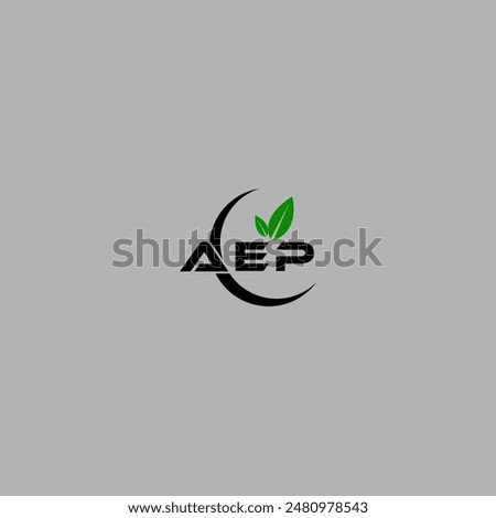 Alphabet Letter AEP Technology Logo Design Pixel Element.
