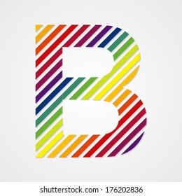 Alphabet. Letter B