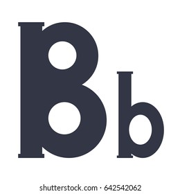 Alphabet letter B
