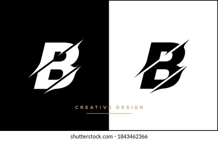 	
Alphabet Letter B, BB Logo Emblem Monogram