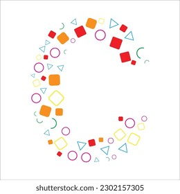 Alphabet letter C Colorful design.
Alphabet typography modern vector design. Colorful alphabet letter a vector illustration.