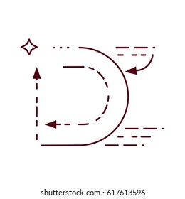 Alphabet Letter D