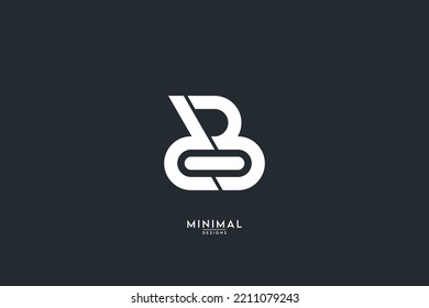 Alphabet letter DB, BD icon logo vector.