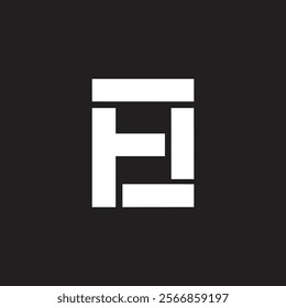 Alphabet letter EH or HE icon logo design initial vector minimal awesome trendy professional logo design template on black background.