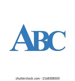 Alphabet, letter, english icon. Blue color design.