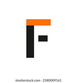 alphabet letter f logo vector eps