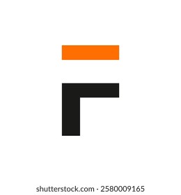 alphabet letter f logo vector eps