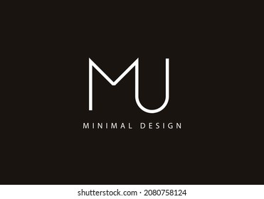 Alphabet letter FA logo design icon art line