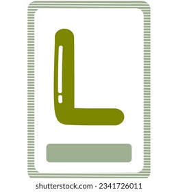 Alphabet Letter Flashcards for Education