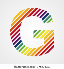 Alphabet. Letter G