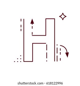Alphabet Letter H