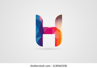 Alphabet Letter Hd H D Logo Stock Vector (Royalty Free) 1130465417