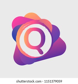 Alphabet Letter Icon Editable Vector Eps Q