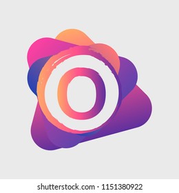 Alphabet Letter Icon Editable Vector Eps O