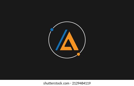 Alphabet letter icon logo A