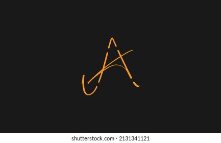 Alphabet letter icon logo A