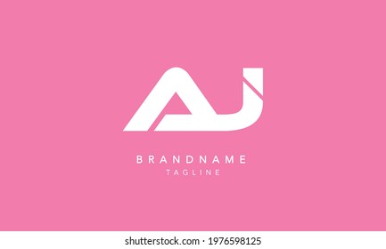 Alphabet Letter Icon Logo AJ