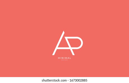 Alphabet Letter Icon Logo AP