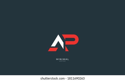 Alphabet Letter Icon Logo AP