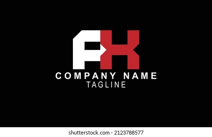 Alphabet letter icon logo AX