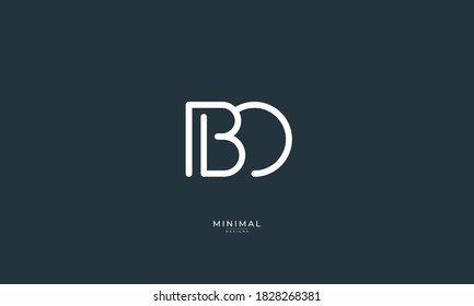 Alphabet Letter Icon Logo BO