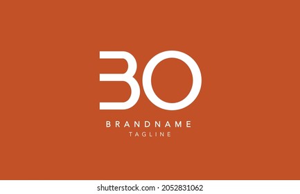 Alphabet Letter Icon Logo BO