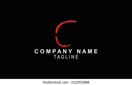 Alphabet letter icon logo C