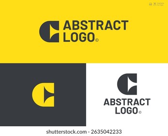 Alphabet letter icon logo C