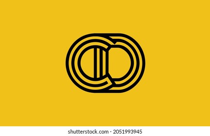 Alphabet Letter Icon Logo CD