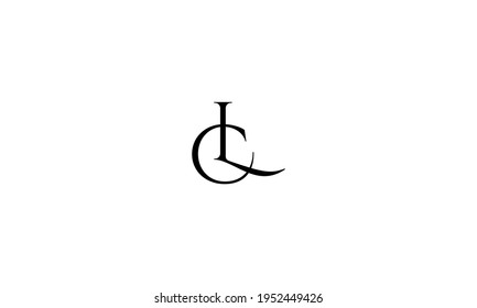 Alphabet Letter Icon Logo CL Or LC