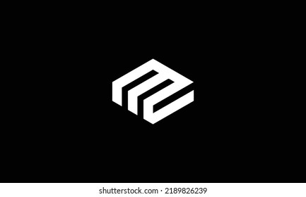 Alphabet letter icon logo CM or MC