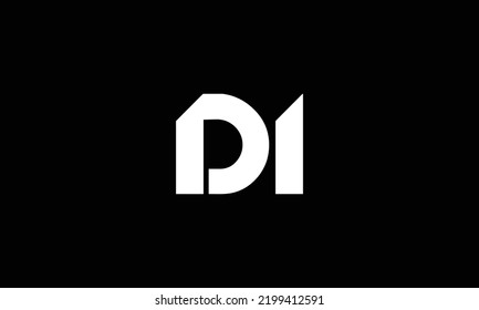  Alphabet letter icon logo DI